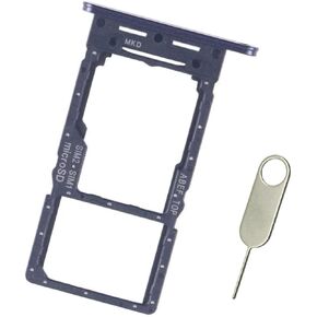 Sim Card Tray SD Card Holder Replacement for Samsung Galaxy A25 (5G) SM-A256U A256U1 A256B A256 - Black