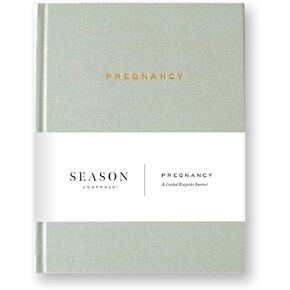 Pregnancy Journal, Hardcover Linen Keepsake Journal, Weekly Pregnancy Journal for Mom, Dad, New Parents, Pregnancy Planner, Memory Book, Premium Guided Journal by Season Journals