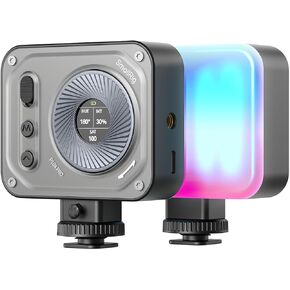 SMALLRIG Vibe P108 Pro RGB Video Light, Portable Led Camera Light for Photography, Cold Shoe Light, CRI95+, 2500-6500K, 12 Effects, Fill Light Accessories for Content Creator, Streaming 4661