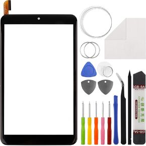 [New] Duotipa Touch Screen Digitizer Replacement for 8" Onn ONA19TB002 100005207 Tablet with Repair Tools Kit.(No LCD Screen).