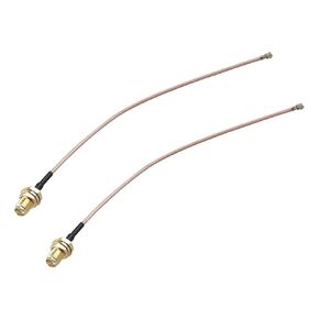 2 قطعة U.FL IPX IPEX إلى RP-SMA أنثى محول هوائي واي فاي RG178 كابل ضفيرة محوري 15 سم/6 بوصة لراوتر واي فاي لاسلكي صغير PCI Express محول بطاقة الشبكة مودم هوت سبوت