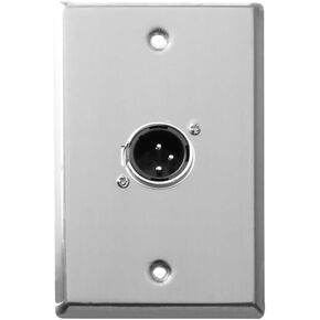 Skywalker Saga Elite™ XLR-M1 Single-Gang Wall Plate w/ (1) Male XLR Connector