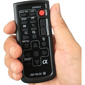 Replacement Remote Control RMT-DSLR2 for Sony Interchangeable Lens Digital Camera RMT-DSLR2 ILCE-7M2 ILCE-7M2K ILCE-7S ILCE-6000 ILCE-6000L ILCE-6000Y ILCE-7 ILCE-7K ILCE-7R NEX-5T NEX-5TL