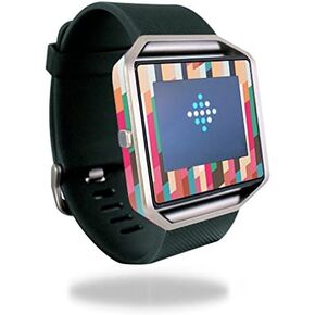 MightySkins Skin Compatible with Fitbit Blaze Cover Skins Sticker Watch Crazy Stripes