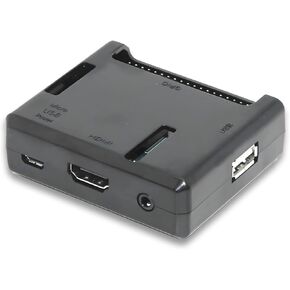 Black Case for Raspberry Pi Model A+ (Plus) Access to all Ports assemble in 30 seconds