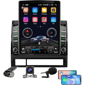 Android 13 Car Radio for Toyota Tacoma 2005-2015 GPS Navigation Stereo with Bluetooth DSP Multimedia Player 9.7-Inch IPS Touchscreen Display Build in Android AUTO Wireless Carplay 4G WiFi