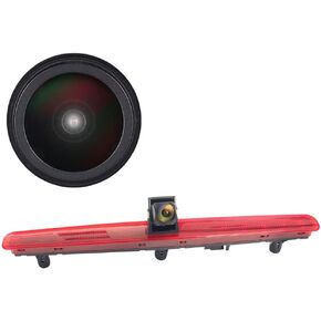 HD 1280x720 Pixels 1000 TV Lines 3rd Brake Light Reversing Camera lamp Parking Replacement for VW T5 Bus Transporter Multivan Caravelle Business with Tailgate Third 2003-2015 Bj