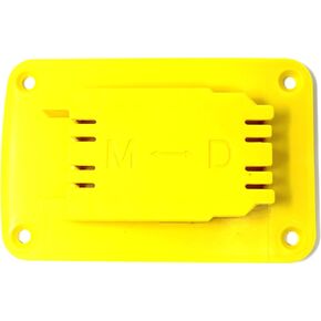 Yellow Plastic Power Tool Holder Mount for Milwaukee M18 or Dewalt 20V 12V Power Drill (1)