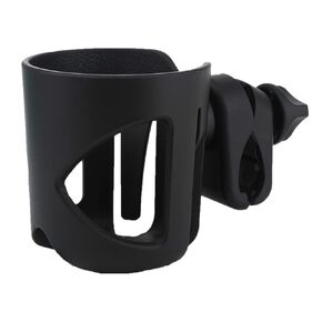 Cup Holder for All UppaBaby Strollers - Fits Every Vista, Curz, and Minu Model - Attaches in Seconds - Folds with Stroller - 3.75" Diameter Fits Most Cups and Bottles - Uppa Baby Accessories Now
