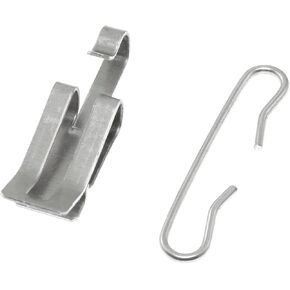 Maxmoral 10pcs Heat Cable Roof Clips De Icing Cable Clips and 10pcs Spacers Kit Heat Tape Clips Kit Outdoor Cable Clips Heater Clips Kit