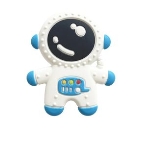 Baby Teethers for 3+ Months Infants Sucking, Food Grade Silicon Astronaut Styling Teething Toy, BPA Free
