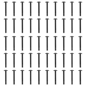 Computer Case Fan Screws 50pcs 30mm Metal Heavy Duty Pc Case Fan Screws Computer Cooling Fan Mount Screws Self-Tapping Screws