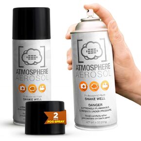 2 Pack - Haze/Fog Atmosphere Aerosol Spray for Photographers & Filmmakers - Photography Smoke and Light Ray Effects for Indoor and Outdoor Use - Spray Made in The USA - Safe Fog Machine Alternative in Saudi Arabia