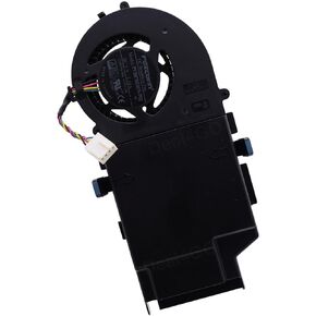 Deal4GO 5V/1.10A 35W CPU Cooling Fan JV47V W77JN Replacement for Dell Optiplex 3080 3090 5080 5090 7080 MFF Micro Desktop, Black