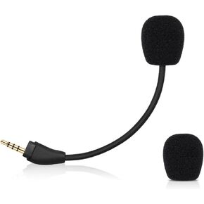 Mic Replacement for HyperX Cloud III/Cloud 3 Wired Wireless Gaming Headset, 3.5mm Detachable Noise Cancelling Microphone Boom for PC, Xbox One, PS4, PS5