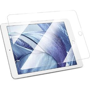 Fintie Tempered Glass Screen Protector for iPad 9.7 2018 2017 / iPad Air 2 / iPad Air/iPad Pro 9.7 Inch, Anti Scratch Premium HD Clear 9H Hardness for iPad 2018 2017 / Air 1 2, iPad Pro 9.7