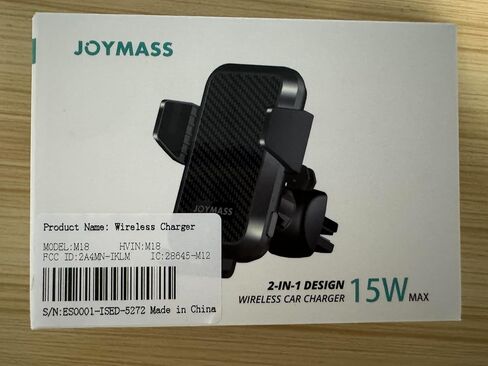 شاحن سيارة لاسلكي، JOYMASS 15 وات شحن سريع، حامل للهاتف الخلوي، حامل للهاتف الخلوي لهاتف iPhone 15 14 13 12 Mini Pro Max، Samsung Galaxy S24 Ultra S23 S22 S21+ Note 20، إلخ - وردي in Kuwait