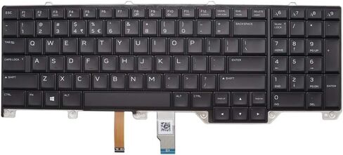 بديل جديد للوحة المفاتيح Dell Alienware 17 R4 P31E 00WN4Y 0WN4Y PK131QB1A00 بإضاءة خلفية بتخطيط أمريكي in Saudi Arabia