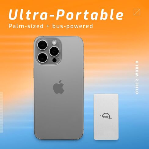 OWC Envoy Single Ultra Portable Aluminum Bus Powered 10G/s USB-C Thunderbolt Compatible External NVMe SSD Drive (0TB) in Saudi Arabia