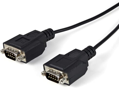 StarTech.com 13ft/4m كابل محول USB إلى تسلسلي بمنفذين، احتفاظ COM، FTDI، USB-A إلى DB9 RS232، براغي/صواميل DB9 قابلة للتغيير in Saudi Arabia