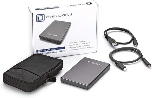 Oyen Digital U32 Shadow 8TB External SSD USB-C Portable Solid State Drive in Saudi Arabia