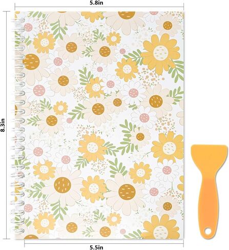 Reusable Sticker Storage Book Collecting Album Blank Stickers Organizer Book A5 Size with 32 Sheets Blank Release Paper for Stickers Holder Collection Pink in Saudi Arabia