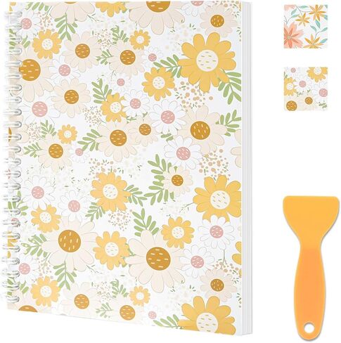 Reusable Sticker Storage Book Collecting Album Blank Stickers Organizer Book A5 Size with 32 Sheets Blank Release Paper for Stickers Holder Collection Pink in Saudi Arabia
