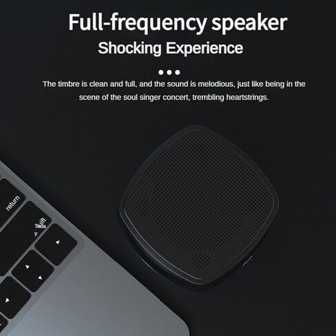 Computer Speakers for Desktop PC,Small Computer Speakers with RGB Light,USB Powered Hi-Fi Stereo Audio System Monitors Tablets Desktop with 3.5mm Aux,for Home Office PC Laptop Tablet in Kuwait