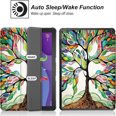 Famavala Shell Case Cover for 10.1" All-new Fire HD 10 / Fire HD 10 Plus Tablet [11th Generation, 2021 Release] (LuckyTree) in Saudi Arabia