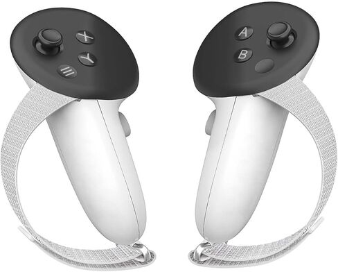 مقابض تحكم Maecker VR، أشرطة نشطة بمفاصل قابلة للتعديل متوافقة مع Meta Quest 3، غطاء أشرطة التحكم لملحقات Quest 3 in Kuwait