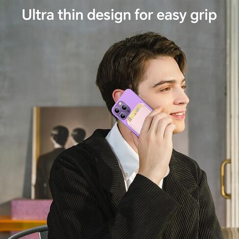 محفظة هاتف مغناطيسية من Coolpow لمحفظة Apple Magsafe 【مغناطيس فائق】 لحامل بطاقات محفظة iPhone لمحفظة Apple Magsafe لهاتف iPhone 15 14 13 12 Pro Max Plus mini Mag Safe Wallet in Kuwait