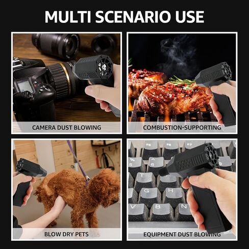 منفاخ جت صغير، 130000 دورة في الدقيقة، منفاخ هواء جاف فائق النفاثة لاسلكي، سرعة قابلة للتعديل، منفاخ هواء بمروحة نفاثة صغيرة مع 3 تصميمات خفيفة، مروحة قوية محمولة باليد للتنظيف، في الهواء الطلق in Kuwait