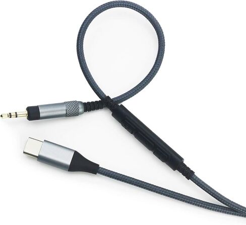 NewFantasia USB C Audio Cable Compatible with Bose 700, QC25 QC35II QC35 QC45, Headphone, Remote Volume Mic Compatible with Samsung Galaxy Compatible with Oneplus Android Phone in Saudi Arabia