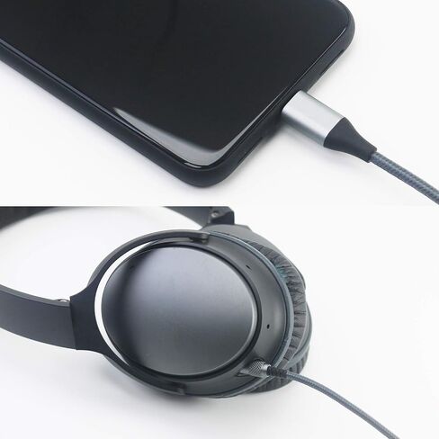 NewFantasia USB C Audio Cable Compatible with Bose 700, QC25 QC35II QC35 QC45, Headphone, Remote Volume Mic Compatible with Samsung Galaxy Compatible with Oneplus Android Phone in Saudi Arabia