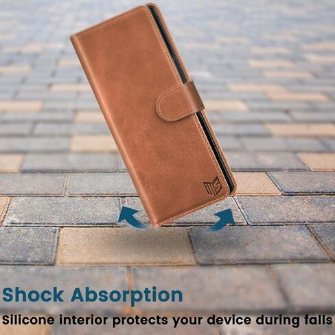 SUANPOT for Samsung Galaxy Z Fold 6 5G Wallet case with RFID Blocking Credit Card Holder,Flip Book PU Leather Phone case Cover Cellphone Women Men for Samsung Z Fold6 case(Wine Red) in Kuwait