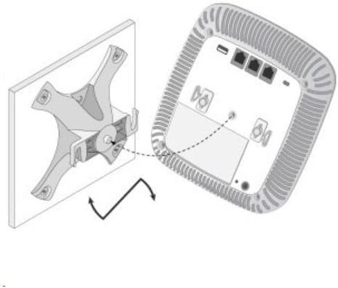 حامل جداري لجهاز شبكة White متوافق مع Aruba JW047A، AP-220-MNT-W1W in Saudi Arabia