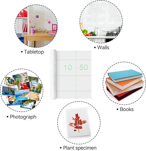 ورق لاصق شفاف للتغليف ذاتي اللصق مقاس 12 بوصة × 19.7 قدمًا، أوراق تغليف ذاتية اللصق، لفات ذاتية اللصق متعددة الأغراض للحرف اليدوية ذات غلاف ورقي يغطي المستندات in Kuwait