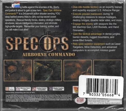Spec Ops: Airborne Commando - PS1 (متجدد) in Saudi Arabia