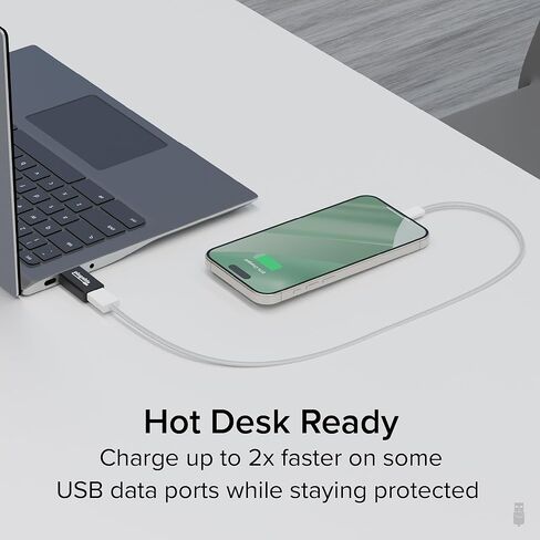 مانع بيانات USB قابل للتوصيل (5 عبوات) يمنع جهاز القرصنة، ويحمي من مقبس العصير في منافذ USB العامة، وهدايا الأمن السيبراني للشحن الآمن، ومحول شحن سريع 1 أمبير فقط لنظام Android وApple iOS in Kuwait