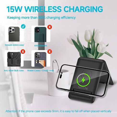 بطاقة كابل مجموعة محول USB، محول كابل شحن متعدد الأنواع USB C إلى Lightning Type C Micro USB، فتحة بطاقة TF/SIM ودبوس بطاقة للسفر، شاحن لاسلكي 15 وات، يستخدم كحامل للهاتف الخلوي in Kuwait