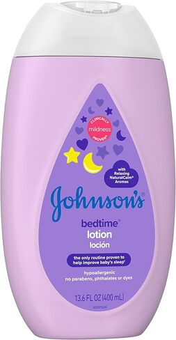 لوشن جونسون المرطب قبل النوم بزيت جوز الهند والروائح الطبيعية الهادئة للمساعدة على استرخاء الطفل، لا يسبب الحساسية وخالي من البارابين والفثالات والأصباغ، عناية خفيفة ببشرة الطفل، 13.6 أونصة سائلة. أوقية in Kuwait