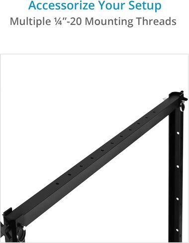 منصة علوية بطول 3 أقدام من PROAIM للكاميرا وإضاءة الاستوديو. نظام تزوير قابل للتعديل للتصوير الفوتوغرافي والفيديو العلوي. لكاميرات الفيديو DSLR، مصابيح LED للميكروفونات. حمولة تصل إلى 10 كجم/22 رطلًا (P-OHCP-01) in Kuwait