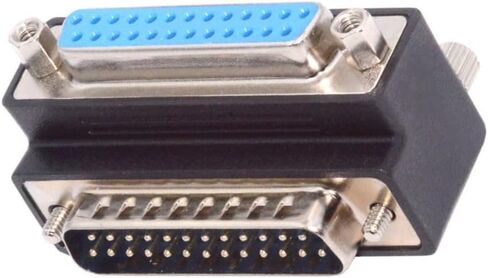 تشينيانغ RS232 DB25Pin المنفذ التسلسلي 90 درجة أسفل الزاوية موصل مواز LPT AES/EBU محول in Kuwait