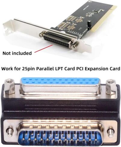 تشينيانغ RS232 DB25Pin المنفذ التسلسلي 90 درجة أسفل الزاوية موصل مواز LPT AES/EBU محول in Kuwait