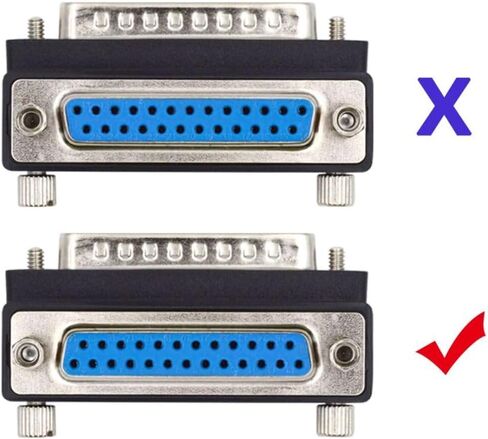 تشينيانغ RS232 DB25Pin المنفذ التسلسلي 90 درجة أسفل الزاوية موصل مواز LPT AES/EBU محول in Kuwait
