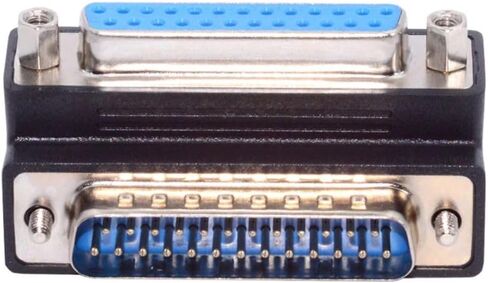 تشينيانغ RS232 DB25Pin المنفذ التسلسلي 90 درجة أسفل الزاوية موصل مواز LPT AES/EBU محول in Kuwait