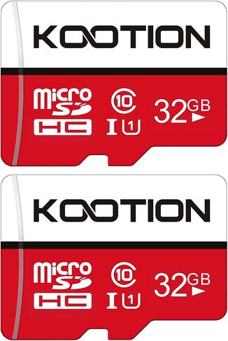 KOOTION 32GB Micro SD Card 5 Pack, Class 10 MicroSDHC Flash Memory Card with Adapter UHS-I, Full HD, C10 TF Card for Smartphone in Saudi Arabia