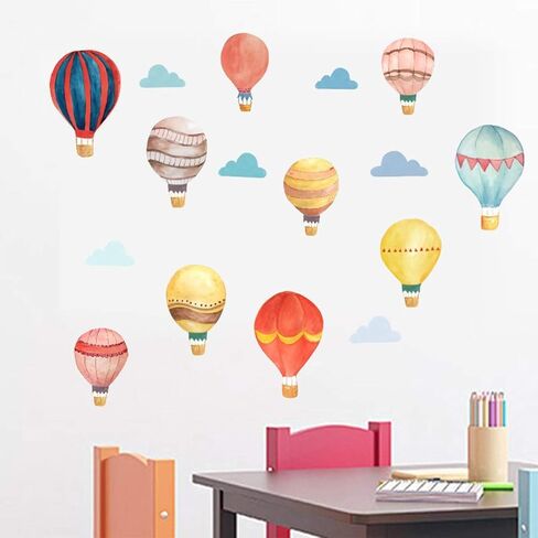 Bamsod Rainbow Kids Wall Stickers with Could and Sun Wall Decals Peel and Stick Removable Wall Stickers for Kids Nursery Bedroom Living Room 11.8'' x 27 '' in Saudi Arabia