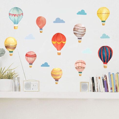 Bamsod Rainbow Kids Wall Stickers with Could and Sun Wall Decals Peel and Stick Removable Wall Stickers for Kids Nursery Bedroom Living Room 11.8'' x 27 '' in Saudi Arabia