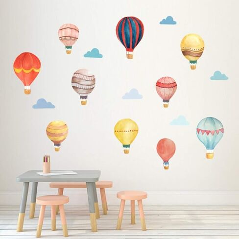 Bamsod Rainbow Kids Wall Stickers with Could and Sun Wall Decals Peel and Stick Removable Wall Stickers for Kids Nursery Bedroom Living Room 11.8'' x 27 '' in Saudi Arabia